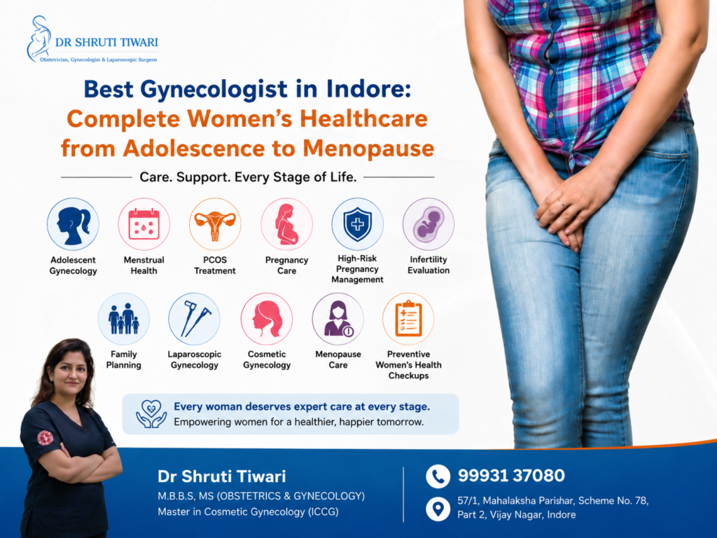 Best Gynecologist in Indore: Complete Women’s Healthcare from Adolescence to Menopause